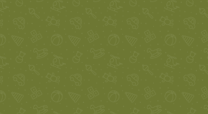 green toy icons pattern