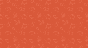 red toy icon pattern